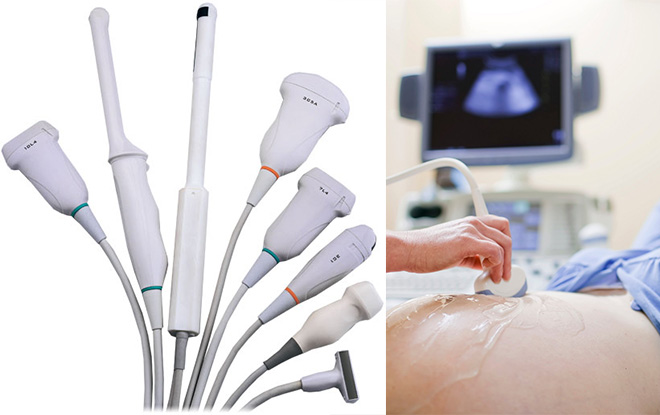 Various types of Ultrasound scan probes Various types of Ultrasound scan probes